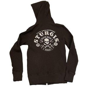 knit sturgis 75th anniversary motorcycle rally jacket